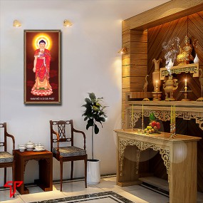 Tranh phật giáo treo phòng thờ